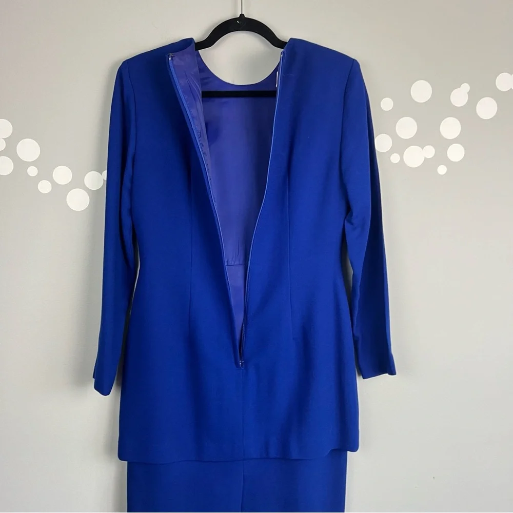 Vintage Talbots Depeche Embroidered Dress Size 4 - Picture 6 of 8